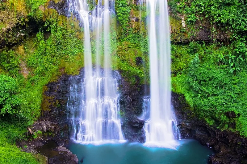 Private tuk tuk on the Bolaven Plateau road, Pakse Laos