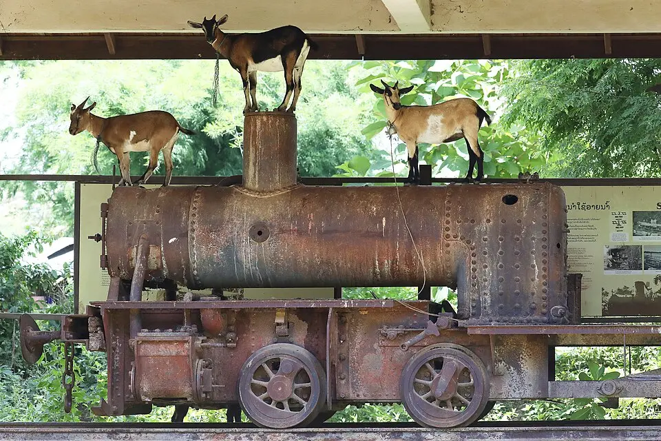 French colonial railway bridge on Don Khone island, 4000 Islands, Laos